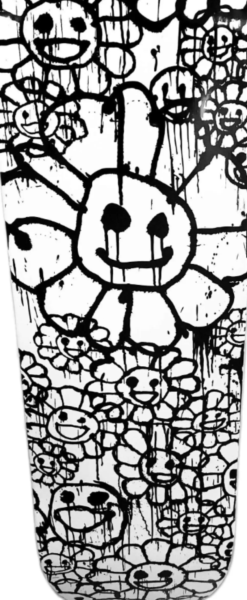 村上隆 FLOWER SKATEBOARD DECK BLACK Takashi Murakami x Lewis Hamilton +44 Skate Deck - Black - NEW | eBay